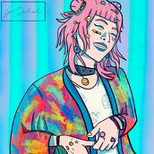 My project in Digital Illustration with Manga Influence course. Traditional illustration project by Igor Dalmolin - 12.06.2020