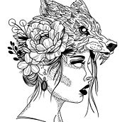 My project in Digital Design and Illustration of Tattoos with Procreate course. Digital Design, and Tattoo Design project by Neil C - 03.25.2021