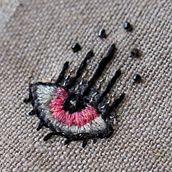 Mon projet du cours : Technique de broderie en miniature. Projekt z dziedziny  Haft, Wzornictwo tekst i liów użytkownika pam - 25.03.2021