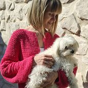 Mi Proyecto del curso: chaqueta Top-down: prendas a crochet de una sola pieza. Arts, and Crafts project by Laura Campos Lorenzo - 03.25.2021