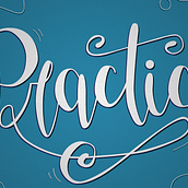 Meu projeto do curso: Os segredos dourados do lettering. Digital Lettering project by Ana Beatriz Franco - 03.25.2021