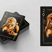 Playing Cards - The Lord of the Rings. Drawing, Digital Drawing, and Graphic Design project by Romulo Bernardes - 03.25.2021