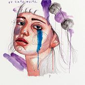 Projeto Final Retrato Ilustrado em Aquarela. Traditional illustration, and Watercolor Painting project by Julia Barros - 03.25.2021