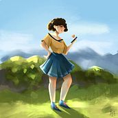 My project in Digital Painting Course. Traditional illustration, Digital Illustration, and Digital Painting project by Maria Tabarcea - 07.06.2021