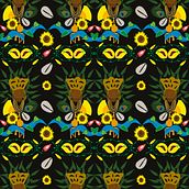 My project in Illustration for Patterns with Soul course. Digital Illustration, and Traditional illustration project by Angela - 03.26.2021