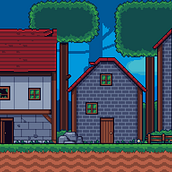 Mi Proyecto del curso: Creación de escenarios pixel art para videojuegos Ein Projekt aus dem Bereich 2-D-Animation und Pixel Art von Walo Manuel Lara Aravena - 26.03.2021