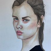 My project in Watercolor Portrait from a Photo course. Pintura Acrílica, Pintura digital, e Pintura em aquarela projeto de Cheryl Stiefvater - 26.03.2021