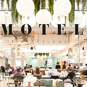 Motel Barcelona. Br, ing, Identit, Communication, Art Direction, Logo Design, Graphic Design, and Social Media project by MARIA PAULA GUERRERO SANCHEZ - 03.26.2021