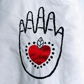 My Tattoo Shirt. Embroider, Upc, and cling project by Claudia Dominguez - 03.26.2021