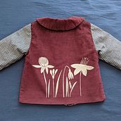 Baby set. Screen Printing, and Sewing project by Claudia Dominguez - 03.26.2021