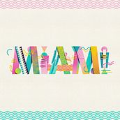 MIAMI - Illustrated Digital Lettering course. Un projet de Illustration traditionnelle , et Lettering de Valentino Coppi - 26.03.2021
