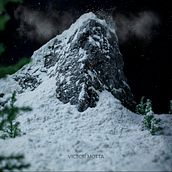 Mountain Snow Miniature Art. Commercial Photograph, Mobile Photograph, and Studio Photograph project by Victor Motta - 03.26.2021