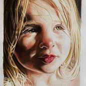 My project in Realistic Portrait with Coloured Pencils course. Artistic Drawing, Creativit, Drawing, Fine Arts, Traditional illustration, Pencil Drawing, Portrait Drawing, Realistic Drawing, and Sketching project by Colette Reed - 03.26.2021