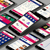 Diseño UX/UI Yummy. Een project van App-ontwerp, Informatieontwerp, Digitaal ontwerp, Grafisch ontwerp y UX / UI van Martín Encinas - 25.03.2021