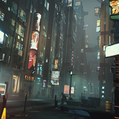 Cyberpunk Environment Megapack. 3D, 3D Animation, 3D Modeling, Architecture, and Art Direction project by Leartes Studios - 03.23.2021