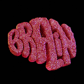 Brain (Lettering 3D). 3D, Lettering, and 3D Lettering project by Uriel Raúl Rivera Mejía - 02.10.2021