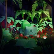 VDI: Bulbasaur. Projekt z dziedziny 3D, Concept art, Trad, c, jna ilustracja i  Modelowanie 3D użytkownika Osmar Axel Rivera Mejia - 26.03.2021