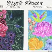 Meu projeto do curso: Criação de paletas de cores com aquarela. Un proyecto de Pintura y Bellas Artes de Bia Del Negro - 26.03.2021