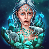 My project in Digital Fantasy Portraits with Photoshop course. Digital Illustration, and Traditional illustration project by larysa_tomazenko - 03.27.2021