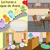 Ilustração Infantil: Leituras e Papas de Aveia ( Concurso de Literatura Pingo Doce). Ilustração infantil projeto de Nadine Gama - 27.03.2021