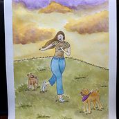 Mi Proyecto del curso: Ilustración de escenas narrativas en acuarela. Watercolor Painting project by Wendy Saldaña Conejo - 03.27.2021