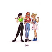 Supernenas a lo largo del tiempo · 100 años. Ilustração digital projeto de Isabel Acuña - 27.03.2021