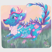 Magic animal. Digital Illustration, Children's Illustration, and Digital Painting project by Dámaris Alencastro - 04.03.2021