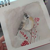 Animais. Pintura em aquarela projeto de Dayana Curtolo - 28.03.2021