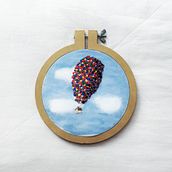 Una aventura de alturas. Embroider project by Valentina Artero - 03.28.2021
