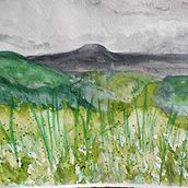 My project in  Natural Landscapes in Watercolor course, from Ipanema, Minas Gerais, Brazil. Watercolor Painting project by Liliane Oraggio - 03.28.2021