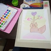 Mi Proyecto del curso: Técnicas de ilustración con acuarela y gouache. Watercolor Painting project by Daniela Sunkel - 03.29.2021