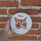 Mi Proyecto del curso: Needle painting para principiantes. Embroider project by Gabriela - 03.29.2021