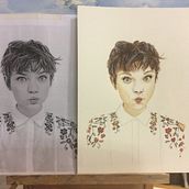Mi Proyecto del curso: Retrato a partir de una foto. Watercolor Painting project by Susana Pradillo - 03.29.2021