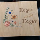 Mi Proyecto del curso: Bordado sobre madera. Un progetto di Ricamo di Alexandra Marinelli - 29.03.2021