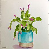 A recentWatercolor sketch.  projeto de tyanneagle - 30.03.2021