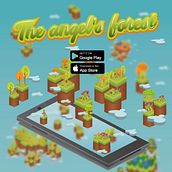 "The angel's forest" Propuesta para videojuego didáctico . Un progetto di Sviluppo di videogiochi e Illustrazione vettoriale di Memi Membreño - 30.03.2021