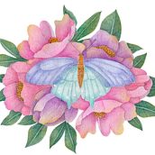 Dibujo y composición naturalista en acuarela. Traditional illustration, Botanical Illustration, Naturalistic Illustration, Painting, and Watercolor Painting project by Andrea Bustos León - 03.30.2021