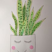 Antes das aulas. Botanical Illustration & Ink Illustration project by kassila_barreto - 03.30.2020