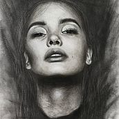 My project in Artistic Charcoal Portraiture: Creating Atmosphere course. Artistic Drawing project by Lauren Lauren - 03.30.2021