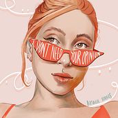 I don’t need your opinion . Un proyecto de Ilustración tradicional e Ilustración digital de Amalia Torres - 30.03.2021