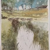 Mi Proyecto del curso:  Paisajes naturales en acuarela. Un progetto di Belle arti, Pittura e Pittura ad acquerello di dsimon1 - 30.03.2021