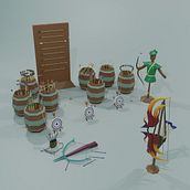 Arqueria. 3D, and Traditional illustration project by Daniel Felipe Castillo Gallo - 03.30.2021