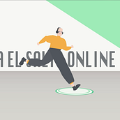 DA EL SALTO ONLINE Y ROMPE TUS LÍMITES. Un projet de Animation, Animation 2D, Animation de personnages, Conception de personnages, Design graphique, Webdesign, Illustration traditionnelle, Marketing de contenu, Motion design , et Multimédia de Iván Lozano Lassolle - 30.03.2021