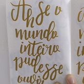 Lettering.  project by Ana Clara de Oliveira Sarmento - 03.30.2021