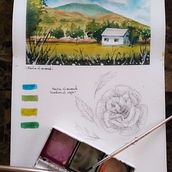Mi Proyecto del curso: Cuaderno de viaje en acuarela. Watercolor Painting project by enyamaccomish - 03.30.2021