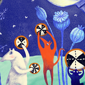 Poppy seeds celebration. Traditional illustration project by Eva Polakovicova - 03.30.2021