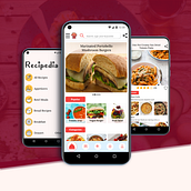 Recipedia  Ein Projekt aus dem Bereich App-Design, Mobile Design und UX / UI von Nur Mansuroğlu - 29.10.2020