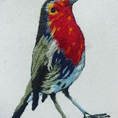 Mi Proyecto del curso: Pintar con hilo: técnicas de ilustración textil. Embroider project by Gloria Amalia González León - 04.02.2021