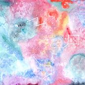 My galaxy. Watercolor Painting project by monicabalin - 03.31.2021