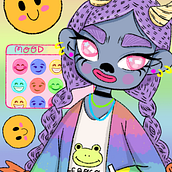 Cuadernos Ilustrados Kidcore Ein Projekt aus dem Bereich Digitale Zeichnung und Kinderillustration von Denise Mercado - 05.11.2020